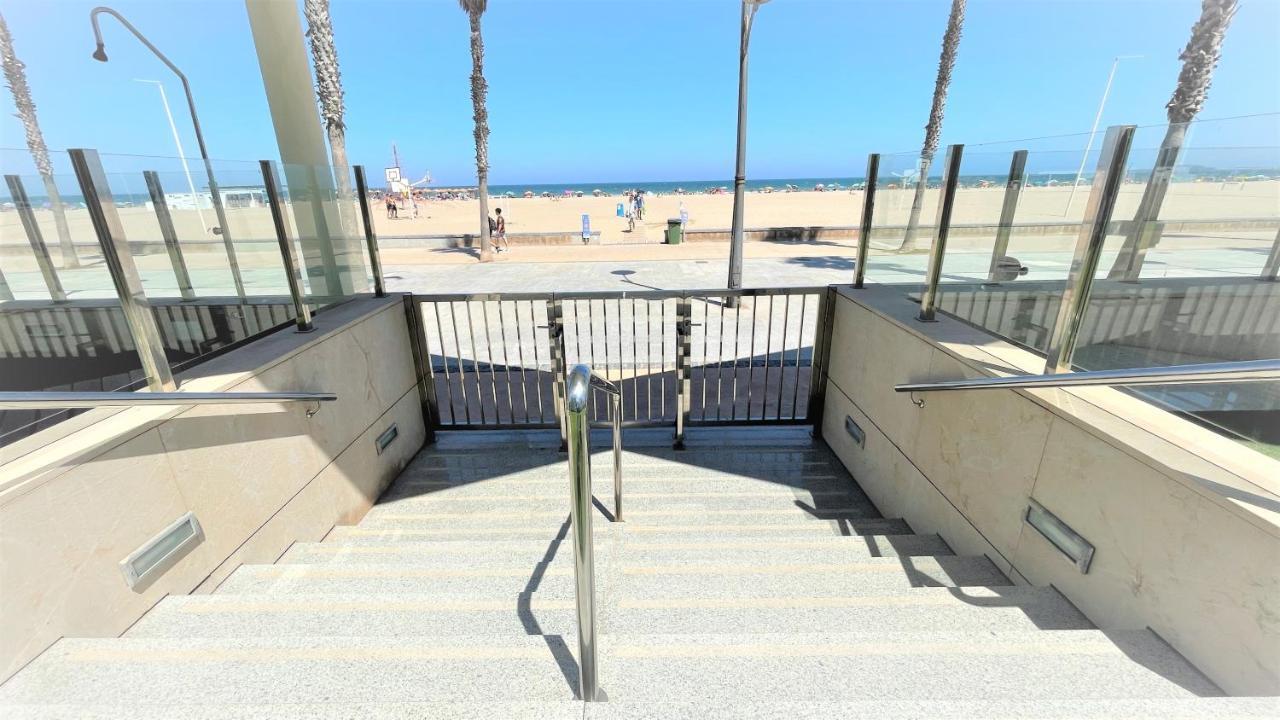 Beach Valencia Luxury A40-35 Apartment With Terrace And Sea Views Exteriér fotografie